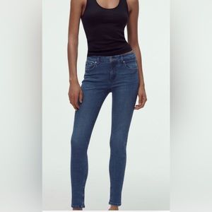 ZARA Mid-rise jeans Blue size 12